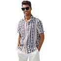 GRECIILOOKS Printed Regular Fit Shirt for Mens