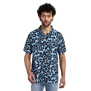 GRECIILOOKS Men Rayon Casual Stylish Printed Regular