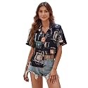 GRECIILOOKS Shirt for Womens Korean Casual Short