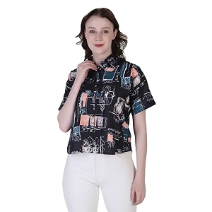 GRECIILOOKS Shirt for Womens Womens Printed