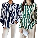 GRECIILOOKS Shirt for Women Stylish Long