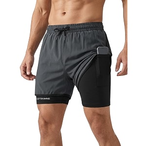 GRECIILOOKS Shorts for Men Running 2