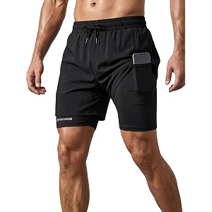 GRECIILOOKS Shorts for Men Running 2