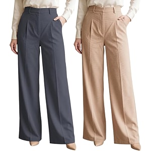 GRECIILOOKS Trousers for Woman Womens High