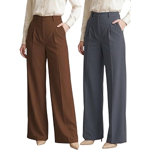 GRECIILOOKS Trousers for Woman Womens High