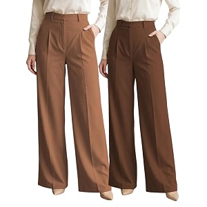 GRECIILOOKS Trousers for Woman Womens High