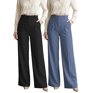 GRECIILOOKS Trousers for Woman Womens High