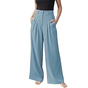 GRECIILOOKS Trousers for Women High Waist