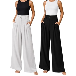 GRECIILOOKS Trousers for Women High Waist
