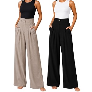GRECIILOOKS Trousers for Women High Waist