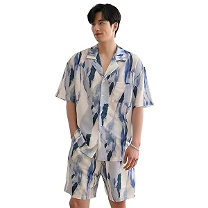 greciilooks co-ord set for men  t-shirt amp shorts nightwear set  summer loungewear beachwear amp night suit for daily comfort