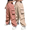 GRECIILOOKS Women39s Cargo PantsTrousers High Waist Cotton