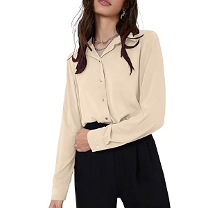 GRECIILOOKS Womens Oversized Fit Rayon Crop Top