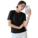 GRECIILOOKS Women39s Poly Cotton Regular Fit Crop