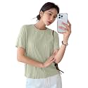 GRECIILOOKS Women39s Poly Cotton Regular Fit Crop