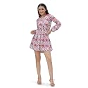 GRECIILOOKS Women39s Rayon Full Sleeve A-Line Knee-Length