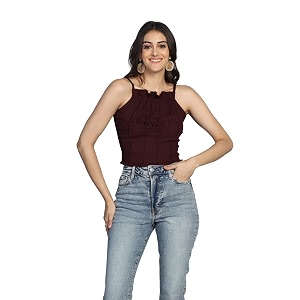 GRECIILOOKS Womens Regular Fit Tops Tops