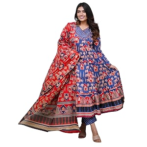GRECIILOOKS Womens Regular Fit Kurta Sets Kurti