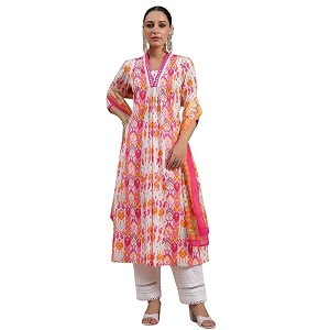 GRECIILOOKS Womens Regular Fit Kurta Sets Kurti