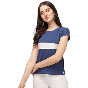 GRECIILOOKS Womens Regular Fit Plain Top with
