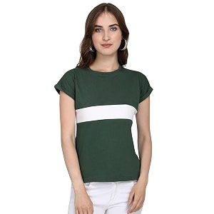 GRECIILOOKS Womens Regular Fit Plain Top with