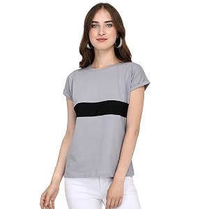 GRECIILOOKS Womens Regular Fit Plain Top with
