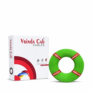 green 075mm insulated electrical wire  flexible coppercca cable for household office amp industrial use