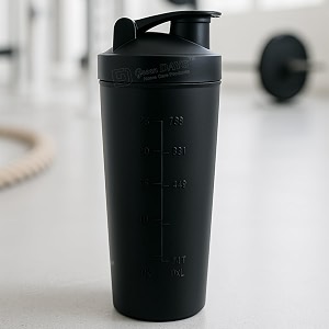 gym shaker with steel blender bpa free shaker for gym steel stainless 750ml heavy quality black boys amp girls