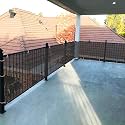 Monofilament Fabric Self Fold Baby Kids Safety Net Protector for Balcony &amp; Staircase Railing Guard,Balcony Net Baby Safety Products (Black Color, 1X2 MTR)