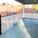 Monofilament Fabric Self Fold Baby Kids Safety Net Protector for Balcony &amp; Staircase Railing Guard,Balcony Net Baby Safety Products (White Color, 1.50X3 MTR)