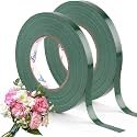 Green Floral Wrapping Tape 1/2" x 60Yard 2 Roll Floral Waterproof Tape