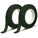 Green Flower Floral Tape for Bouquet Stem Wrapping Wedding Decor, 2 Pack