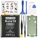 GREEN FUSION Compatible with Galaxy Note 10 Battery Replacement, EB-BN970ABU Battery for Samsung Galaxy Note 10 N970U/U1/F/W/N with Installation Instruction & Repair Toolkit