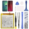GREEN FUSION Only for Moto G8 Plus Battery Replacement, KD40 Battery for Moto G8 Plus, with Repair Toolkit
