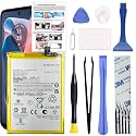 GREEN FUSION New Replacement Battery QF50 Compatible with Motorola G Play 2024 XT2413 Series, with Toolkit & Repair Guide