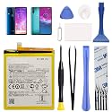 GREEN FUSION Only for Moto One Vision &amp; Moto One Action Battery Replacement, with Video Tutorial, KR40 Battery for Moto One Vision &amp; Moto One Action, with Repair Toolkit
