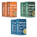 Green Gainz Roasted Edamame Assorted (Sea Salt, Masala,Cheese) (6 packs - 100gm Each) | 100% Veg High Protein Snack | No Added Sugar | Non-GMO | Rich in Fiber | No Gluten