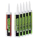 Green Glue Soundproofing and Acoustical Caulk Combo Set - 5 Green Glue soundproof Compound and 1 Acoustic Sealant Adhesive Seal.