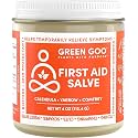Green Goo First Aid Salve, All-Natural Cream for Healing Cuts, Scrapes, Blisters, Chafing, Sunburns &amp; More, 4 Oz