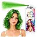 Green Hair Color Spray, Temporary Washable Hair Spray for Kids Women Men