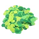 Green Paper Confetti Beach Jungle Birthday Party Decorations Spring Wedding Table Scatter for Baby Shower 1 inch 5000 Pieces