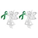Green Ribbon Awareness Pins - Wholesale Pack Pins for Cerebral Palsy, Glaucoma, Mental Health, Bipolar Disorder, Organ Donation, Liver Cancer- Perfect for Gift-Giving and Fundraising
