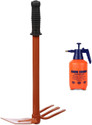 GREEN TOUCH Pack of 2 Two in One Tiller Digging Tool,gardening spray, Home Gardening Tools Garden Tool Kit
