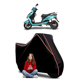 Green Zoom STD Scooty Bike Cover Water