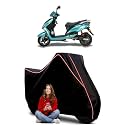 Green Zoom STD Scooty Bike Cover Water