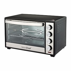 greenchef electric otg with rotisserie amp convection function and inner lampoven toaster griller - 40ltrs