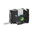 GREENCYCLE 20 Pack TZe-S141 TZ-S141 18mm 0.7" Extra Strength Label Maker Tape Compatible for Ptouch Laminated TZe-141 TZ-141 Black on Clear Label Tape for PT-2100 PT-2110 PT-2200 PT-2210