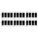 Greencycle Black 3 Way Light Switch,24PK Three Way Single Pole Switches, 15A 120-277V Rocker Paddle Wall Switch,On Off Switches, Self-Grounding, UL Certified,Residential and Commercial Grade