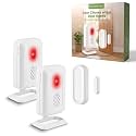 GreenCycle Door Chimes When Door Opens, Wireless Door Sensor Chime Alarm