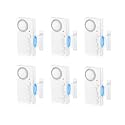 GreenCycle Fridge Alarm, Door Alerts When Opened, Window Alarms When Opened, 3/15/30/60 Seconds Adjustable Delay, 4Modes,3Adjustable Volume Refrigerator Alarm Open Door for Office,Shop,Business,6Pcs